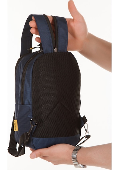 Newısh Polo Accessorıes Unisex Impertex Kumaş Suya Dayanaklı Omuz Ve Mini Sırt Çantası Lacivert