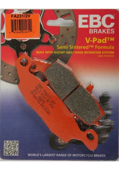 Suzukı Dl 1000 V-storm 2010 Ve Öncesi Yarı Sinter Ön Sol Fren Balata Ebc Mtnm