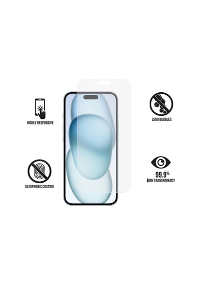 Apple Uyumlu   iPhone 15 Plus Ekran Koruyucu Mat Parmak İzi Bırakmaz