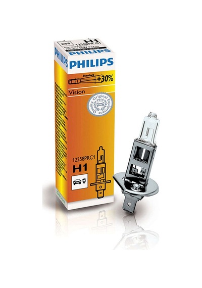 H1 Phılıps +30 Fazla Işık Standart Halogen Ampul 10 Lu Paket