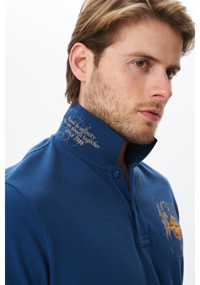 AR-MA Arma Erkek Regular Fit Baskılı % 100 Pamuk Pike Polo Yaka Tişört Y29374356202 İndigo AR-MA Arma Erkek Regular Fit Baskılı % 100 Pamuk Pike Polo Yaka Tişört Y29374356202 İndigo