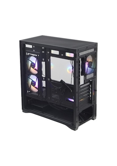 4x12cm Frgb Led Fanlı Kasa, Usb 3.1 Ve Tempered Glass Tasarım