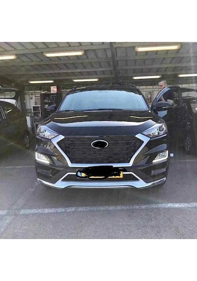 Hyundai Tucson Ön Tampon Koruması Kromlu Model Difüzör 2015-2018 Makyajsız Kasa