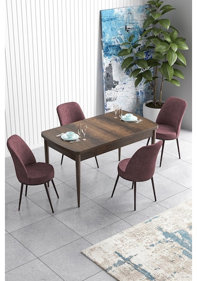Canisa Han Serisi 70x114 Açılabilir Mdf Mutfak Masası Takımı Barok Desen Masa 4 Gül Kurusu Sandalye Masa Barok Sandalyeler Gülkurusu Canisa Han Serisi 70x114 Açılabilir Mdf Mutfak Masası Takımı Barok Desen Masa 4 Gül Kurusu Sandalye Masa Barok Sandalyeler Gülkurusu