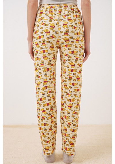 Bigdart 4323 Desenli Pijama Altı - M. Krem
