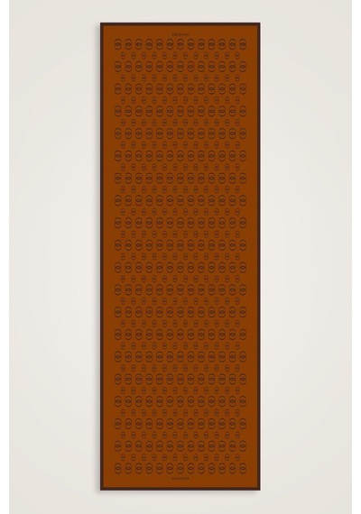 İmannooor Zincir Logo Tarçın Pamuk Floş Şal 70x210