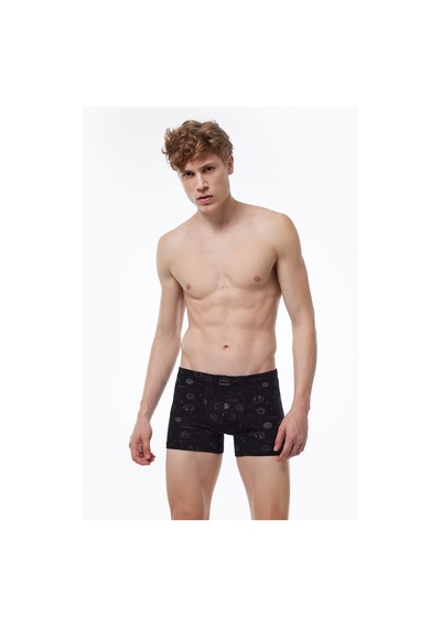 Malabadi Desenli Modal Erkek Boxer 3 Adet 3m251 Set-3