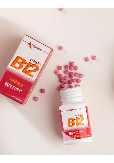 Aprivex Vitamin B12 1000 Mcg 60 Dilaltı Tablet