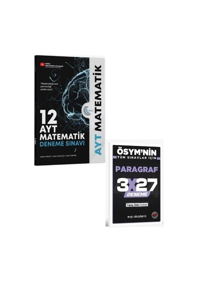 C1cell 2027 Ayt Matematik 12 Deneme Sınavı+ Evp Akademi Paragraf