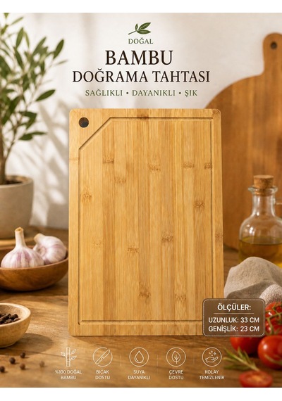Bambu Kesme Tahtası 33x23