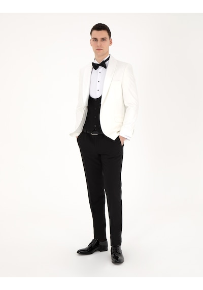 Pierre Cardin Erkek Beyaz Smokin 50288078-vr013 Beyaz