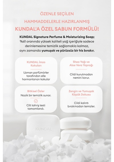 Kundal Signature Perfume & Moisturizing Soap Sweet Peony 100 G