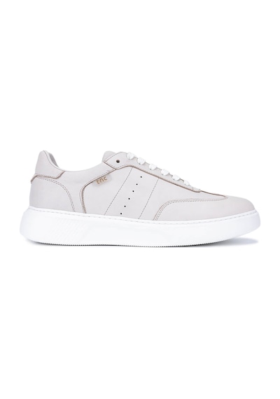 Tamer Tanca Erkek Hakiki Deri Bej Sneakers & Spor Ayakkabı 04 3508 Erk Ayk Sk24-25 Bej Bej