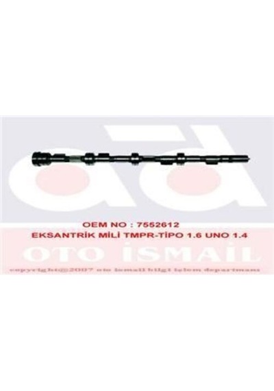 Gemsaft Fttmp01 Eksantrik Mili Tempra Tipo Uno Sl1.4 1.5 7552612