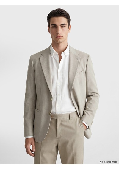 Lcw Busıness Bej Slim Fit Erkek Blazer Ceket