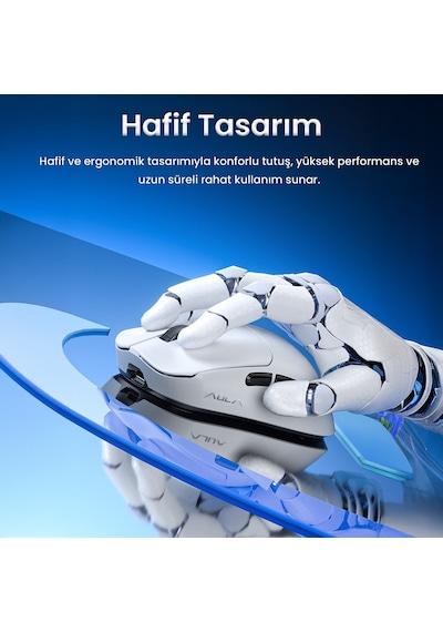 Aula Sc380 Pro Paw3311 Sensör 12000 Dpı 1000hz Kablolu Ve Kablosuz Gaming Oyuncu Mouse Siyah Sc380 Pro