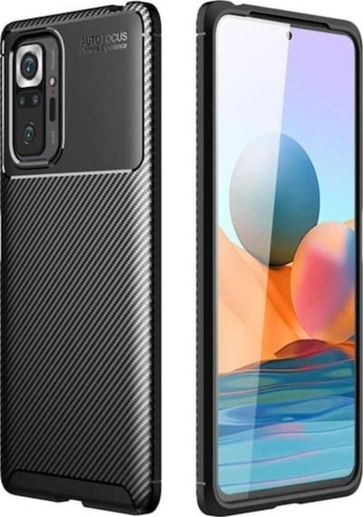 Xiaomi Redmi Note 10 Pro Kılıf Zore Negro Silikon Kapak Siyah