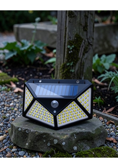Solar Bahçe Lambası 100 Led Hareket Sensörlü Xuuczzzyx100lamba