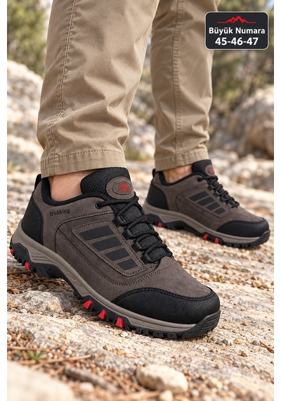 Vojo Battal Boy Büyük Ayak Outdoor Erkek Ayakkabı 267800001918 62 Kahve