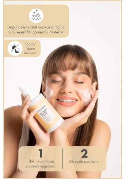 Maruderm Pirinç Özlü Aydınlatıcı Yüz Temizleme Jeli Nazik Arındırıcı, Nemlendirici Ve Canlandırıcı Temizleyici, 200 Ml