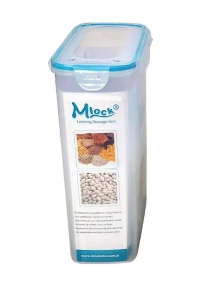 Moonstar Mlock Hava Sızdırmaz Kilitli Çok Amaçlı Saklama Kabı 45 Çok Renkli