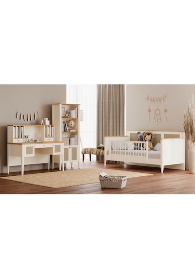 Corso Çalışma Masası Ve Üst Modül Küçük Krem
