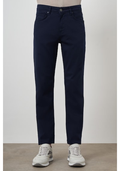 Morven Erkek Lacivert Pamuk 5 Cep Dynamic Fit Jean Kot Pantolon 25ms003039200 Lacivert
