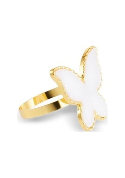 Karaca X Müge Anlı Butterfly 4'lü Peçete Yüzüğü