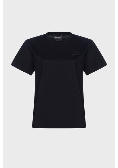 Emporio Armani Bayan T Shirt Ew003970 Af10003 Uc001 Siyah Siyah