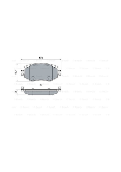 BOSCH 986424386 ÖN BALATA MEGANE IV 1.2 TCe-1.5 DCİ 16