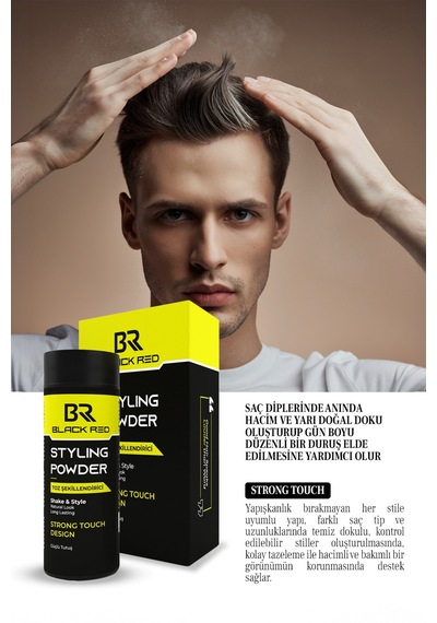 Saç Şekillendirici Toz Wax Pudra Güçlü Tutuş Ve Doğal Görünüm - Strong Touch Toz Wax - 20g Saçbakım Diğer