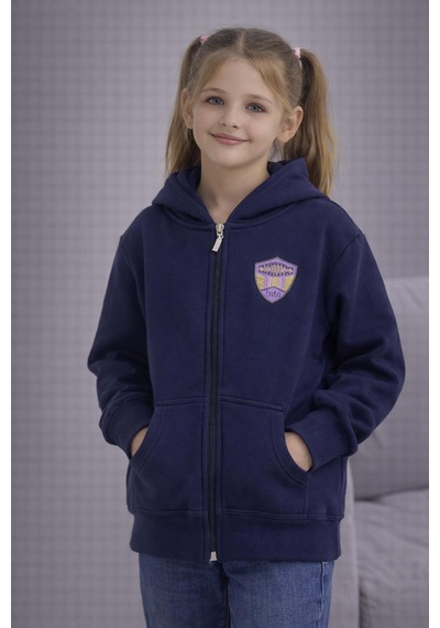 Çocuk Giyim Kız Çocuk Sweatshirt Lacivert