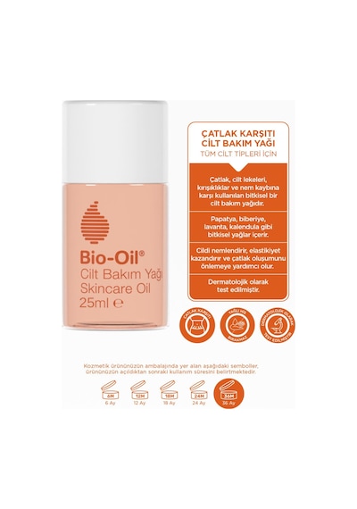 Bio Oil Tanışma Seti: Çatlak Karşıtı & Karşıtı Nemlendirici Cilt Bakım Yağı 25ml Cilt Bakım Çantası