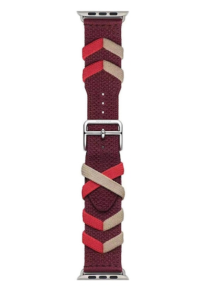 Zore Watch 38mm Uyumlu Clo- Krd-97 Sarmal Örgü Tasarımlı Kordon-siyah