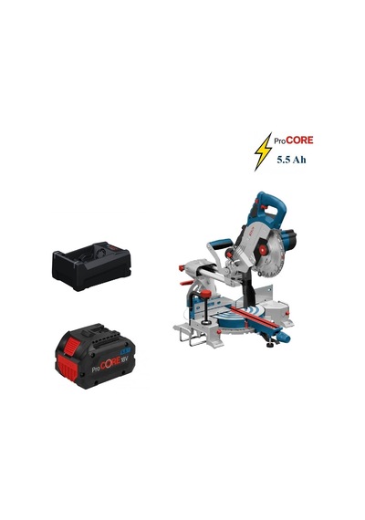 Bosch Gcm 18v-216 Dc 1x5,5 Ah Procore Akülü Gönye Kesme