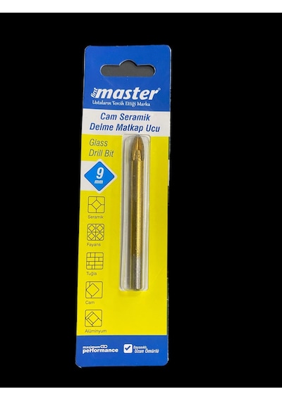 Master Cam-seramik Delme Matkap Ucu 9mm