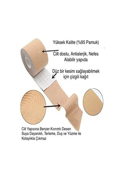 Göğüs (Meme) Bandı, Meme Dikleştirici Bant Ten Rengi