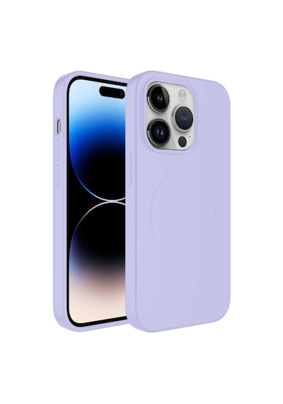 Apple Uyumlu iPhone 12 Pro Max Magsafe Wireless Şarj Özellikli Pastel Renk Silikon Zore Plas Kapak-l