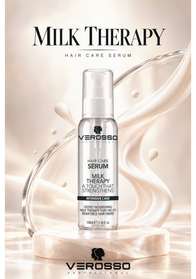Verosso Milk Therapy Süt Proteini İçeren Durulanmayan Saç Bakım Serumu 100 Ml