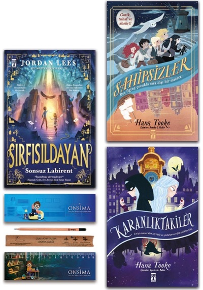 Genç Timaş Sahipsizler - Karanlıktakiler - Sonsuz Labirent - Sırfısıldayan Set 3 Kitap