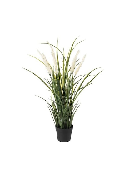 Yapay Çiçek Çim-Beyaz Uçlu IKEA 9 Cm Yapay Bitki Ev Dekorasyon