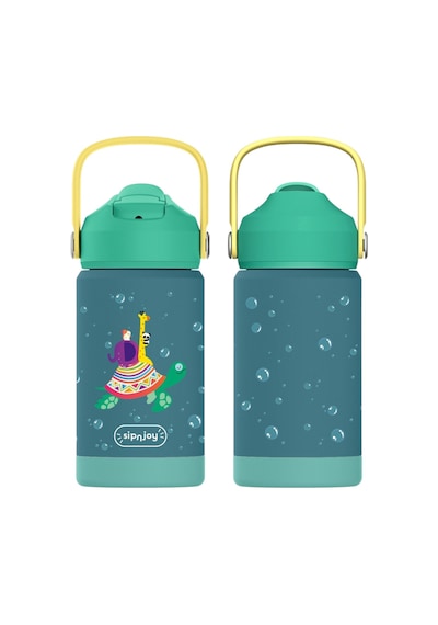 Sipnjoy - Flipsip Çocuk Su Termosu 360 Ml - Turtle Voyage