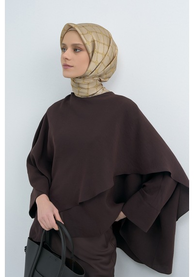 Armine Saf İpek Sura Eşarp-2026 İlkbahar-yaz- 953000d Vizon
