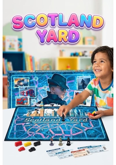 Scotland Yard Gizli Takip Ve Dedektiflik Oyunu - Eğlenceli Mantık Ve Akıl Yürütme Kutu Oyunu