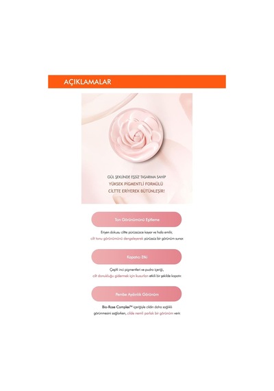 Ton Eşitleyici Aydınlık Görünüm Sağlayan Kapatıcı Krem Glow Tone Up Rose Pact Çok Renkli