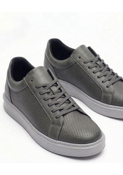 Growish Gd0122 Hakiki Deri Yüksek Eva Taban Uzun Süre Ayakta Kalmaya Uygun Antrasit Renk Spor Klasik Sneaker Ayakkabı Growish Gd0122 Hakiki Deri Yüksek Eva Taban Uzun Süre Ayakta Kalmaya Uygun Antrasit Renk Spor Klasik Sneaker Ayakkabı