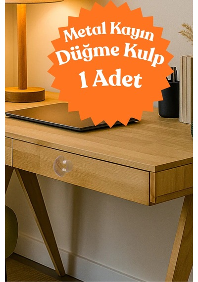 Klc Metal Yuvarlak Kayın Düğme Kulp Çocuk Odası, Mutfak Ve Dolap İçin Modern Çekmece Kulbu Kulpları Kayın Kayın