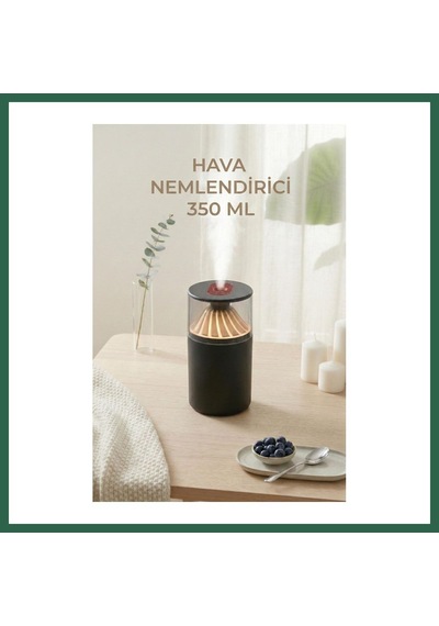 Bezos 350 Ml Led Işıklı Hava Nemlendirici & Modern Oda Kokusu Difüzörü Bzs01