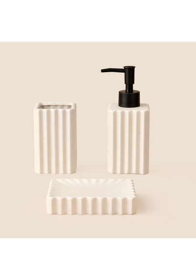 Rory Line 3'lü Banyo Seti - Beyaz Çok Renkli