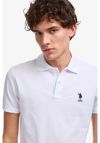 U.S. Polo Assn. U.s. Polo Assn. Erkek Beyaz Tişört Basic 50322304-vr013